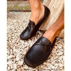 TODS Gommino Driving Moccasins Brown Leather Loafers Mens Size 9 US